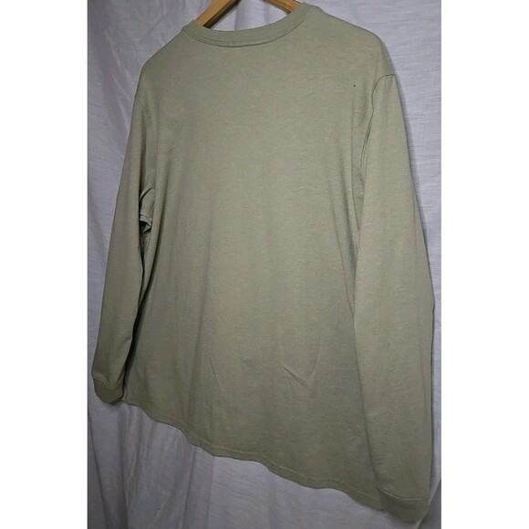 Carhartt Long Sleeve Shirt Mens XXL Original Fit Green Mid Weight K231 Graphic - Picture 6 of 9